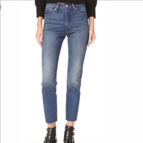 Levi's Denim - Levi’s White Oak Cone Denim Jeans- Raw Hem